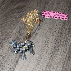 Beaded Donkey Pin NECKLACE